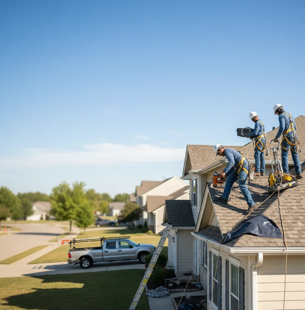 Flat Roof Repair in Hooks, TX